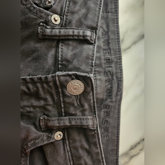 American Eagle Pants Size 28, 30 length Flex Mens Black - Picture 4 of 5